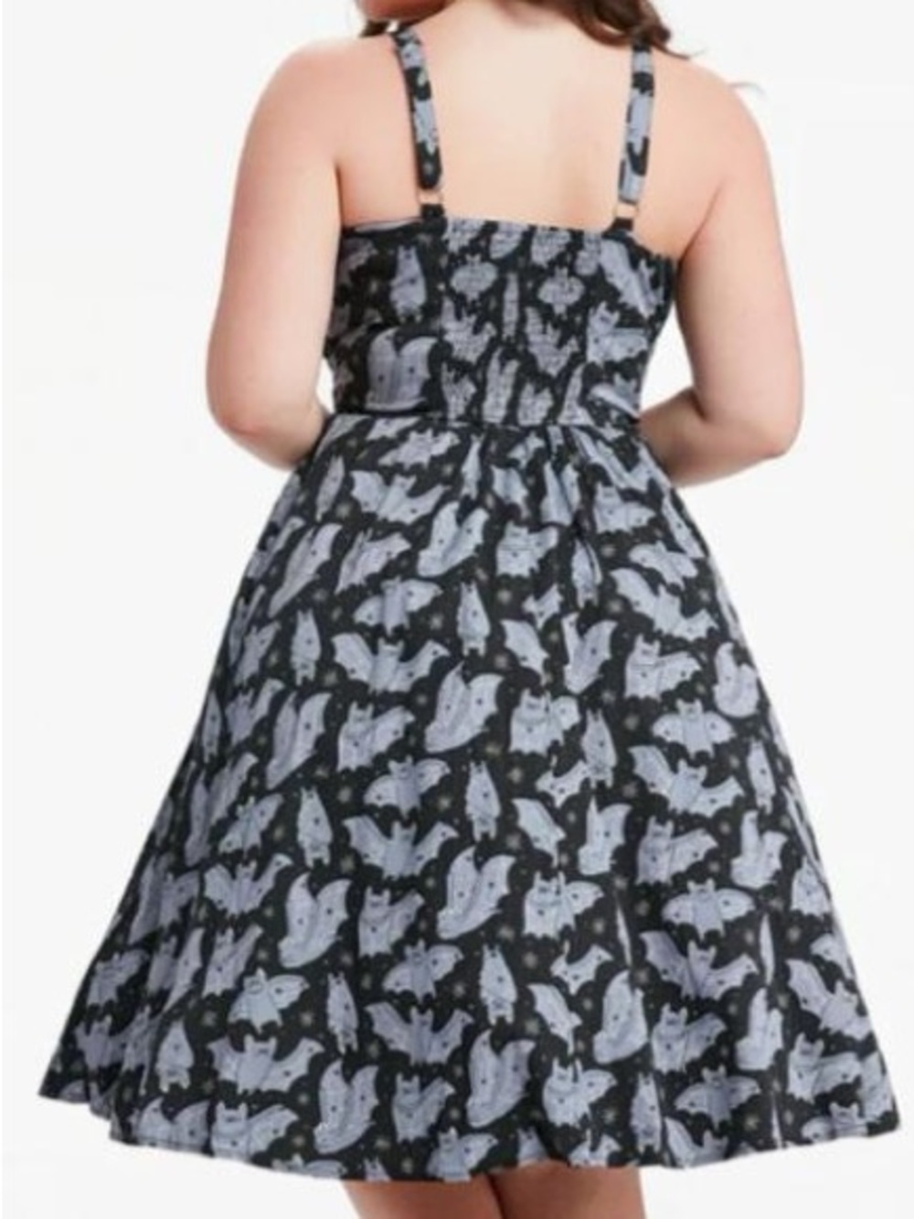 EUC Miss Lulo Eden Moonlit Bats Dress 3X - Picture 7 of 8